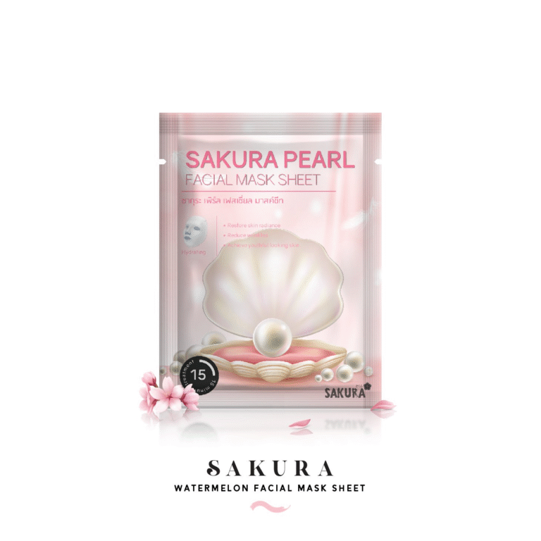 Sakura Pearl Facial Mask Sheet