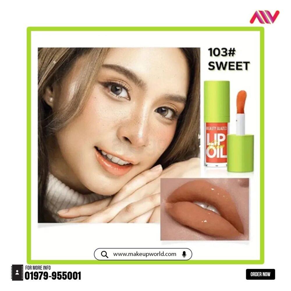 Beauty Glazed Lip Glow Oil 4g - Image 3